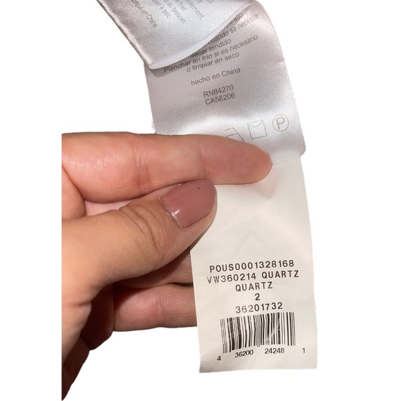 Vera Wang White “Quartz” Halter David’s Bridal VW360214 Bridesmaid Dress - 2 - Picture 12 of 16